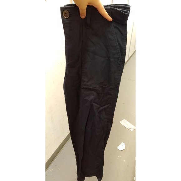 TOMMY HILFIGER Womens Roll-Cuff Capri Pant Navy Blue - Picture 4 of 6